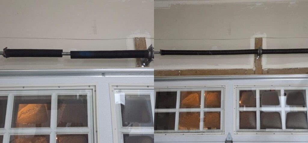 Garage door Spring replacement in Collingwood Ontario by Yitav Garage Doors