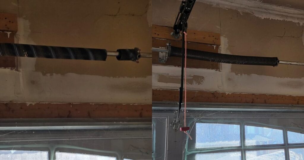 Garage door Spring replacement in Wasaga Beach Ontario by Yitav Garage Doors