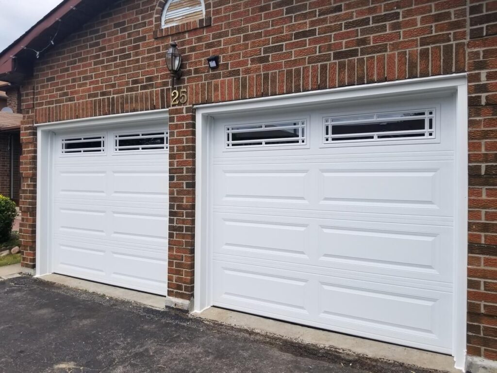 New garage door installation in Barrie Ontario by Yitav Garage Doors