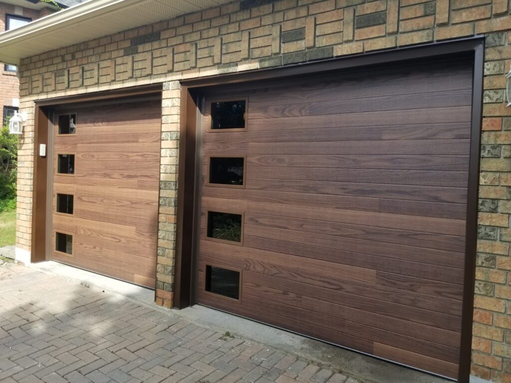 New garage door installation in Bradford West Gwillimbury Ontario by Yitav Garage Doors